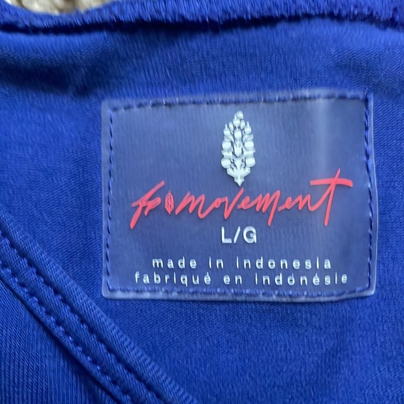 Never Worn Free People Blue Sleeveless Romper - Picture 2 of 2